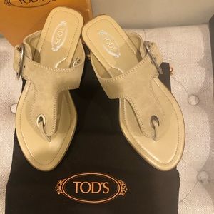 Tod’s Fiji Buckle Flip Flop